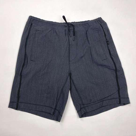 lululemon athletica Other - Lululemon Run Response Short Lined Pocket Drawcord Elastic Waist Gray Mens Small